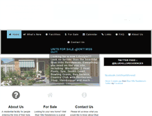 Tablet Screenshot of bluehillsresidences.com